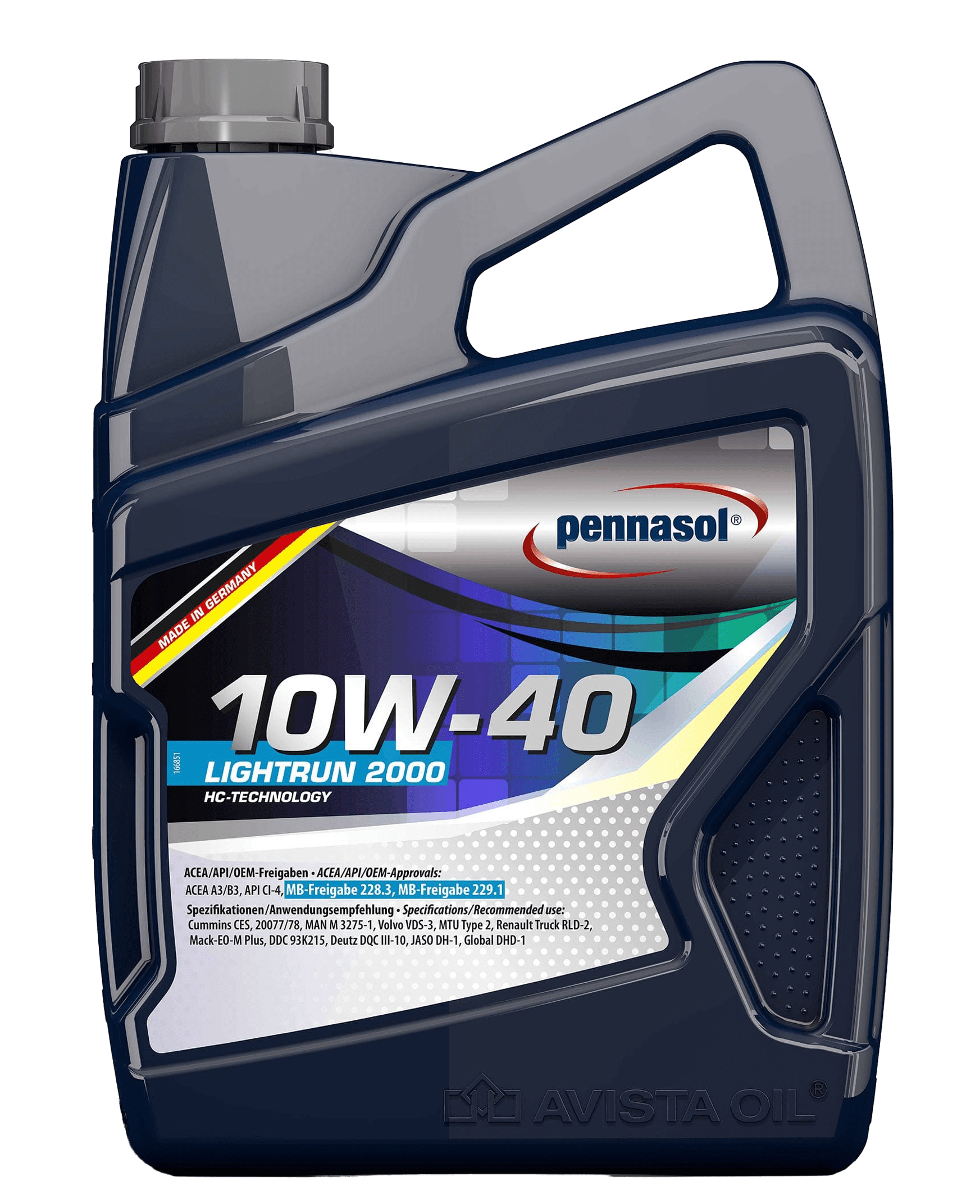 Моторное масло Pennasol Lightrun 2000 DIESEL 10W-40, 5л